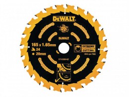 DEWALT Circular Saw Blade 165 x 20mm x 24T Corded Extreme Framing £16.69